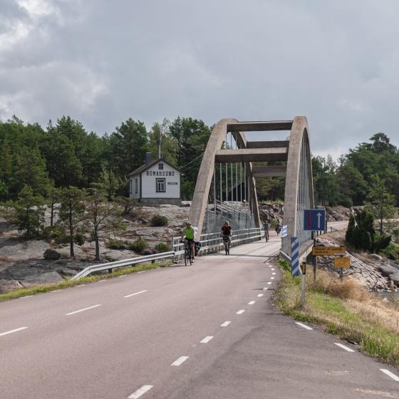 Cyklist på väg
